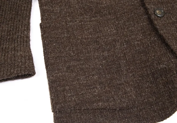 ISSEY MIYAKE MEN Rib Sleeve Wool Jacket K-85755_011