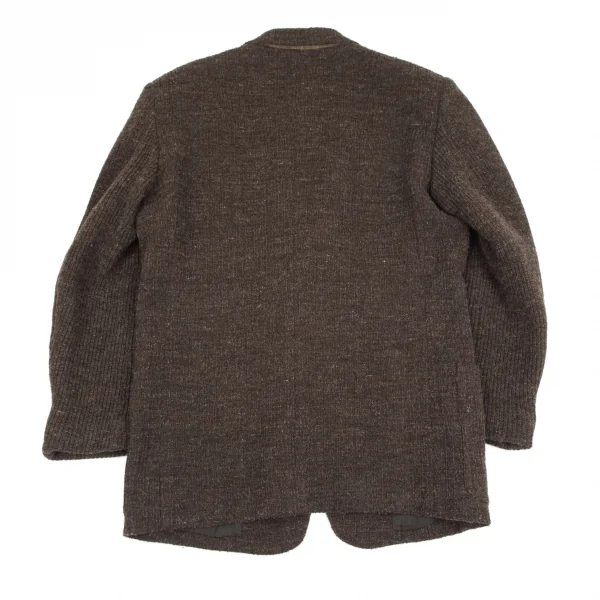 ISSEY MIYAKE MEN Rib Sleeve Wool Jacket K-85755_014
