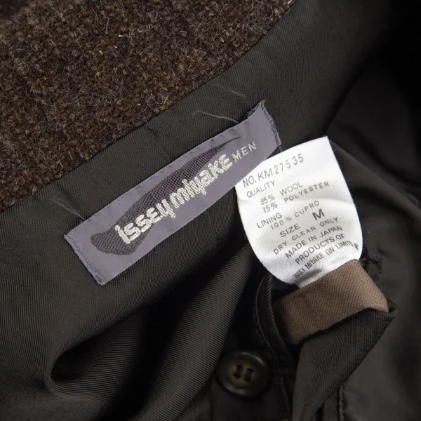 ISSEY MIYAKE MEN Rib Sleeve Wool Jacket K-85755_016