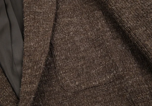 ISSEY MIYAKE MEN Rib Sleeve Wool Jacket K-85755_005