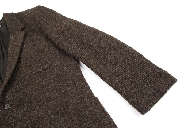 ISSEY MIYAKE MEN Rib Sleeve Wool Jacket K-85755_007