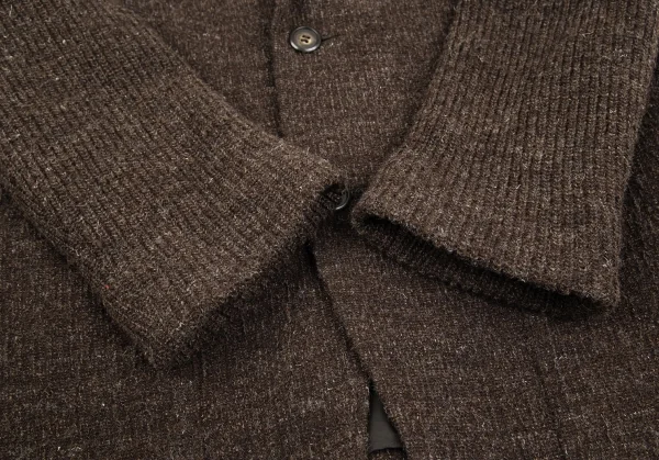 ISSEY MIYAKE MEN Rib Sleeve Wool Jacket K-85755_008