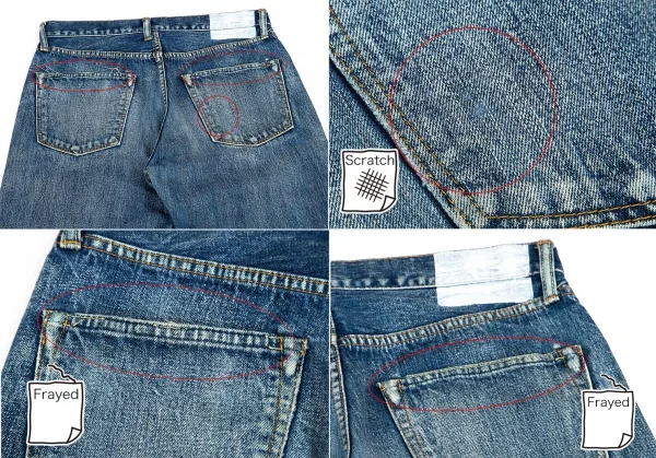 ワイズフォーメンY's for men スポテッドホースウォッシュドセルビッチデニム インディゴ1 K-85807_013