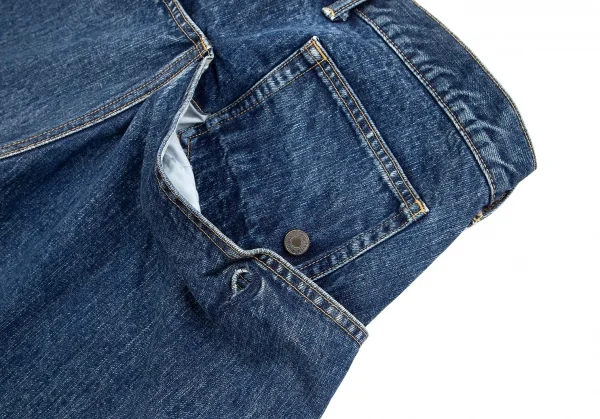 ワイズY's フロントバックデザインデニムパンツ インディゴ2 K-85823_010