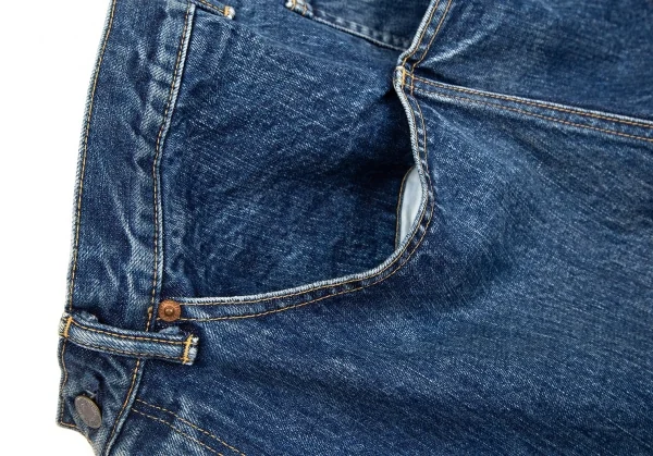 ワイズY's フロントバックデザインデニムパンツ インディゴ2 K-85823_011