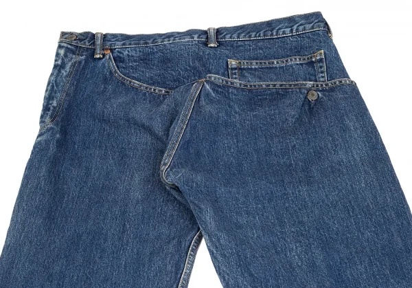ワイズY's フロントバックデザインデニムパンツ インディゴ2 K-85823_009