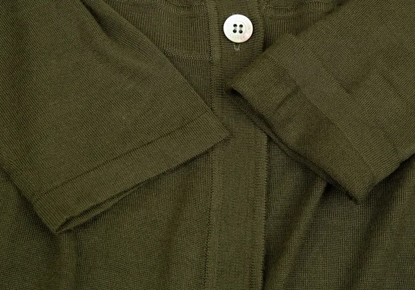 【90s~】Aquascutum ウール カーディガン Aquascutum #anc アクアスキュータム カーディガン 8 紺 ニット