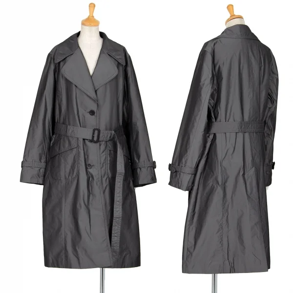 アクアスキュータムAquascutum ナイロン中綿コート グレー7F K-85849_001