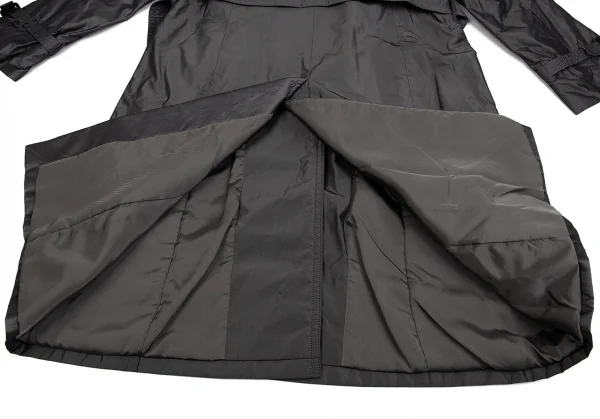 アクアスキュータムAquascutum ナイロン中綿コート グレー7F K-85849_012