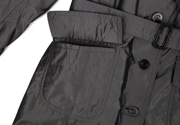 アクアスキュータムAquascutum ナイロン中綿コート グレー7F K-85849_008