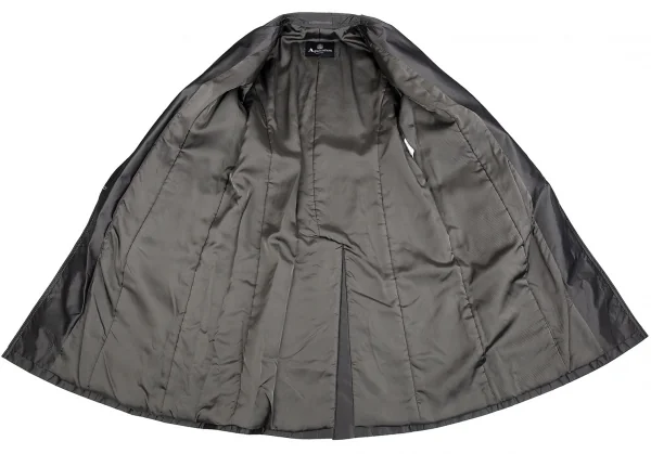アクアスキュータムAquascutum ナイロン中綿コート グレー7F K-85849_009