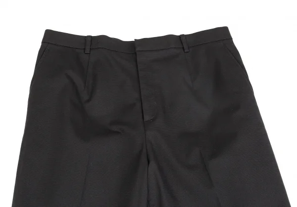 アクアスキュータムAquascutum コットンテンセルグログランパンツ 黒8S K-85854_002