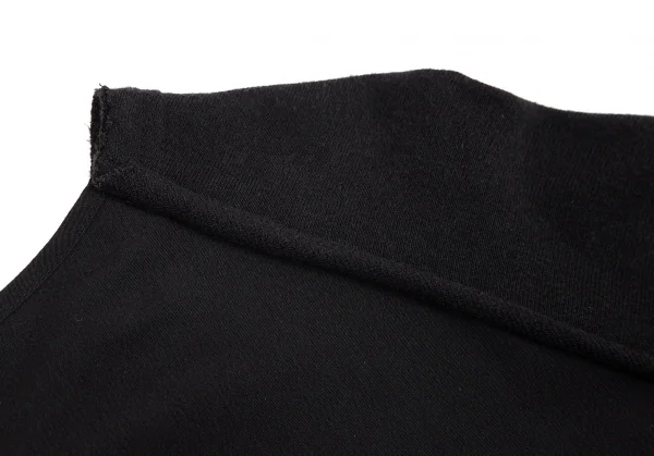 ワイズY's ポリブラウスレイヤード切替デザインカットソー 黒2 K-85981_012