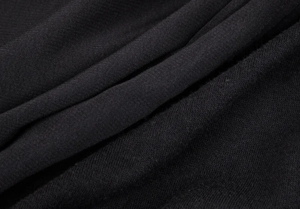 ワイズY's ポリブラウスレイヤード切替デザインカットソー 黒2 K-85981_013