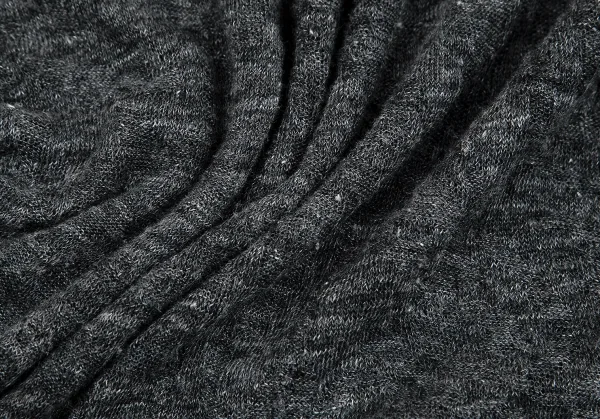 ワイズY's リネンビッグシルエットシアーニットトップス グレー2 K-85983_011