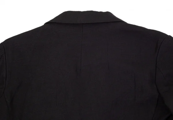 ワイズY's 裾ストライプ切替3Bジャケット 黒2 K-85988_013