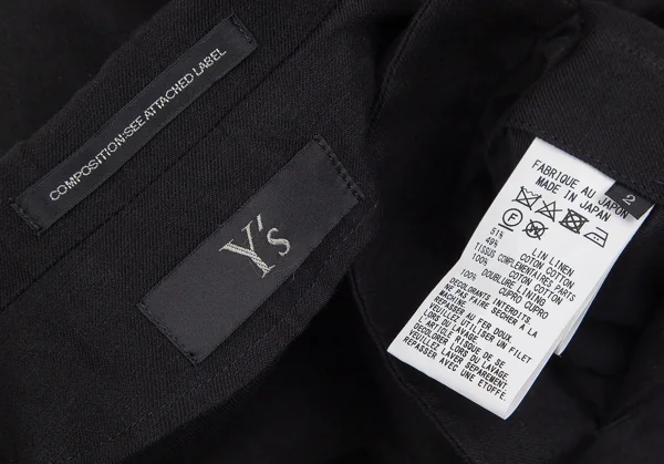 ワイズY's 裾ストライプ切替3Bジャケット 黒2 K-85988_016