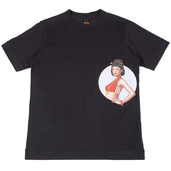 Y-3 Saeko Tsuemura Printed T Shirt Black M K-86002_001