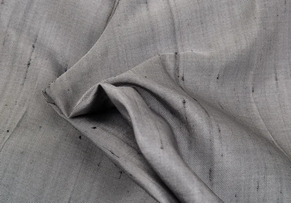 ヨウジヤマモト プールオムYohji Yamamoto POUR HOMME シルク紬パンツ グレー4 K-86005_014