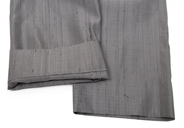ヨウジヤマモト プールオムYohji Yamamoto POUR HOMME シルク紬パンツ グレー4 K-86005_009