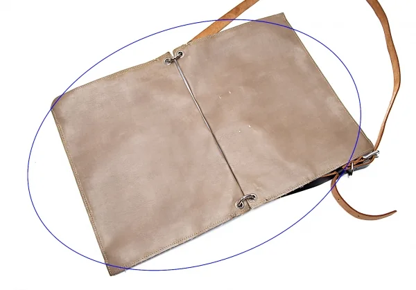 マルニMARNI 配色レザーショルダーバッグ 黒茶 K-86058_012