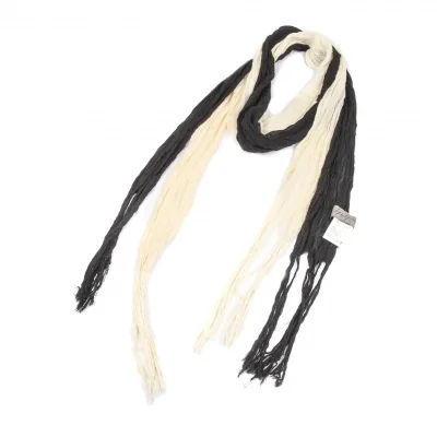 ヨウジヤマモト プールオムYohji Yamamoto POUR HOMME バイカラーバンブーストール