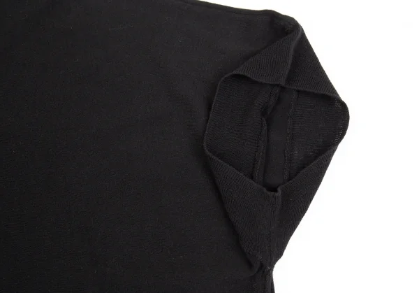 ズッカZucca コットンニットチュニック 黒M K-86191_005