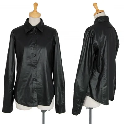 ジャンポールゴルチエ クラシックJean Paul GAULTIER CLASSIQUE ポリ光沢長袖シャツ