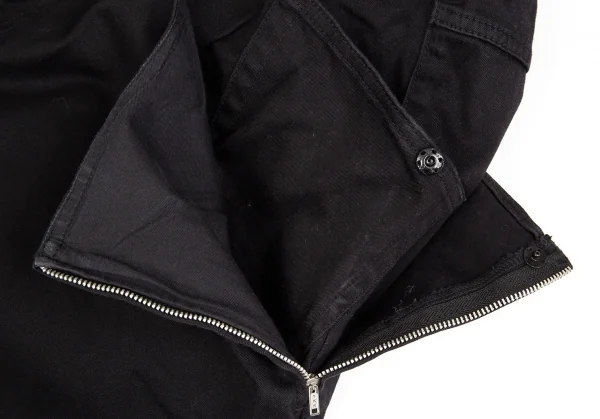 ワイズY's コットンサイドジップポケットパンツ 黒4 K-86297_005