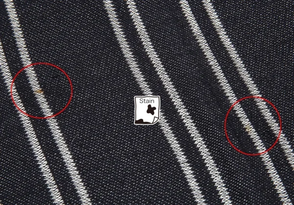 ワイズY's シルクウールボーダーフリンジストール 黒 K-86299_003