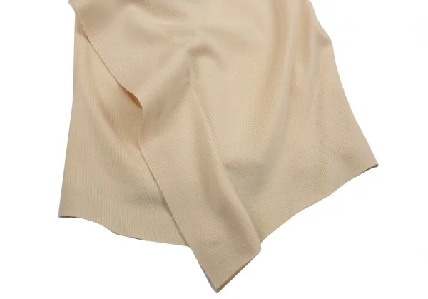 コムデギャルソンCOMME des GARCONS 二次元縫い代デザインニットトップス 生成りM位 K-86327_009