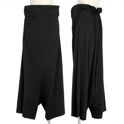 コムデギャルソンCOMME des GARCONS ウールニットサルエルタイパンツ