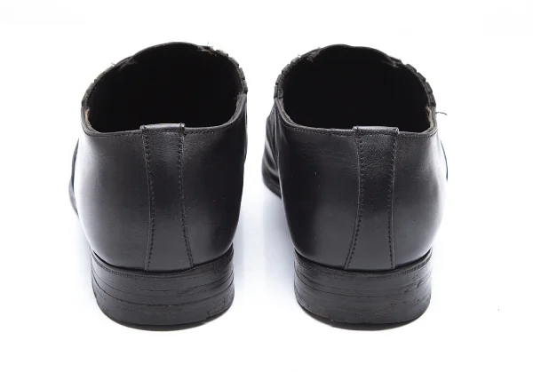 コムデギャルソンCOMME des GARCONS サイドゴアストレートチップレザーシューズ 黒23.5 K-86417_004
