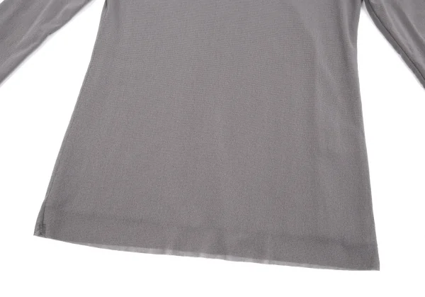 ヴィヴィアンタムVIVIENNETAM パワーネットレイヤードタートルネックカットソー グレー0 K-86460_007