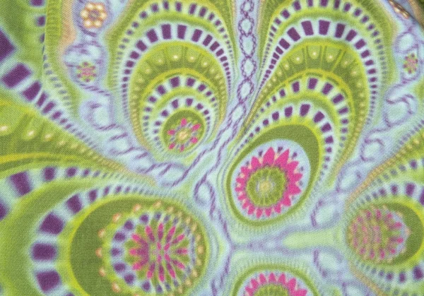 LIMI feu Kaleidoscope Print Switching Velour Dress K-86467_016