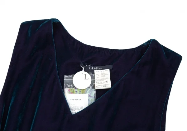 LIMI feu Kaleidoscope Print Switching Velour Dress K-86467_004