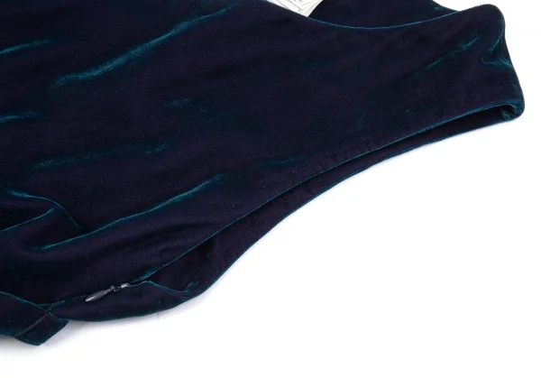 LIMI feu Kaleidoscope Print Switching Velour Dress K-86467_005