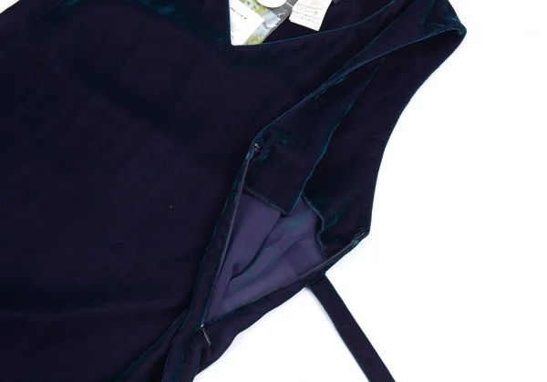 LIMI feu Kaleidoscope Print Switching Velour Dress K-86467_007