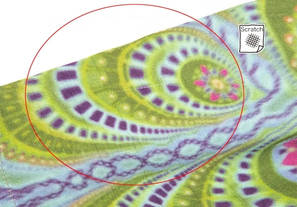 LIMI feu Kaleidoscope Print Switching Velour Dress K-86467_009