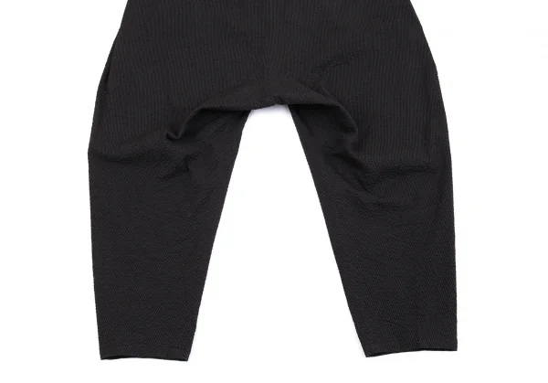 リミフゥLIMI feu リップルストライプストレッチサルエルパンツ チャコールS K-86468_011