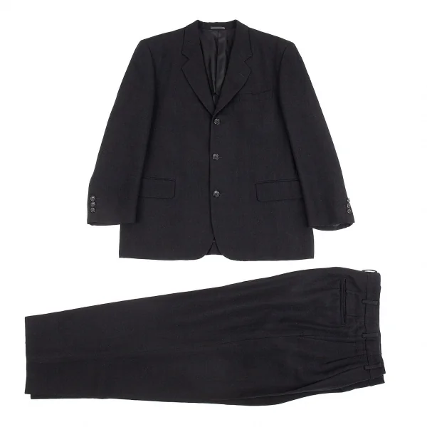 コムデギャルソン オムCOMME des GARCONS HOMME ウールリネンテーラードジャケット 黒S K-86485_012