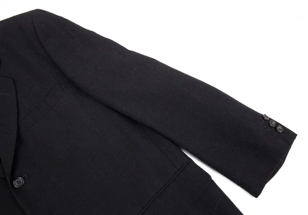 コムデギャルソン オムCOMME des GARCONS HOMME ウールリネンテーラードジャケット 黒S K-86485_004
