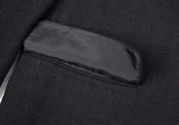 コムデギャルソン オムCOMME des GARCONS HOMME ウールリネンテーラードジャケット 黒S K-86485_008