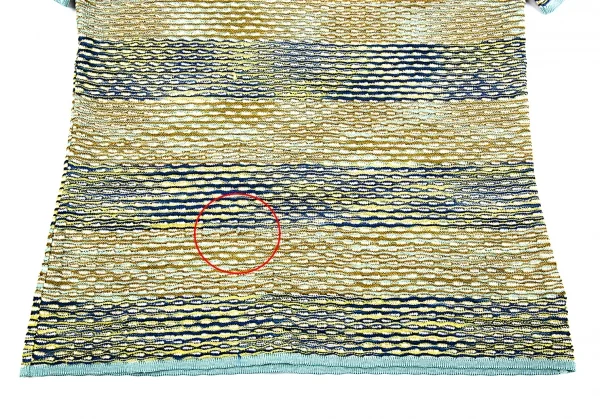 ミッソーニMISSONI デザイン編みニットTシャツ マルチ42 K-86495_005