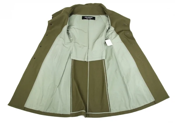 ジュンヤワタナベ コムデギャルソンJUNYA WATANABE COMME des GARCONS ウールフェルトビッグカラーコート カーキSS K-86503_010
