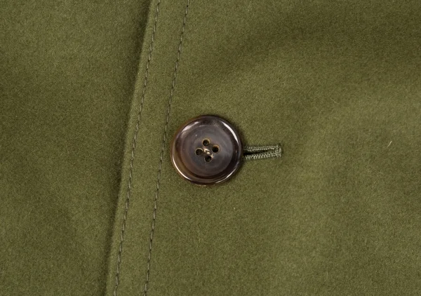 ジュンヤワタナベ コムデギャルソンJUNYA WATANABE COMME des GARCONS ウールフェルトビッグカラーコート カーキSS K-86503_007