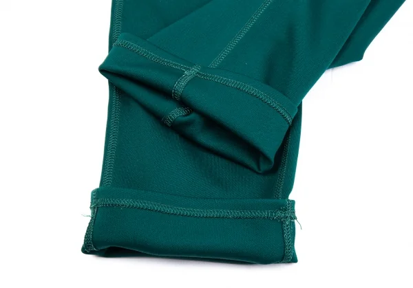 ジュンヤワタナベ コムデギャルソンJUNYA WATANABE COMME des GARCONS ストレッチポリエステルカラーパンツ 緑S K-86504_012