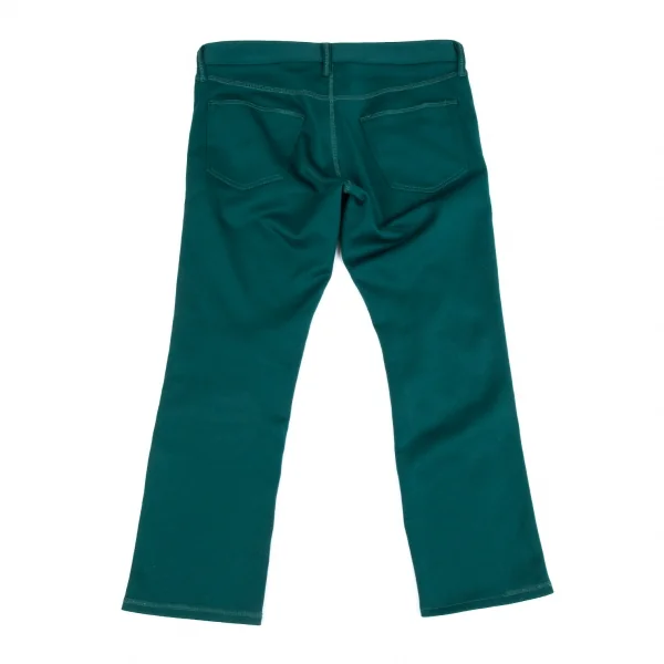 ジュンヤワタナベ コムデギャルソンJUNYA WATANABE COMME des GARCONS ストレッチポリエステルカラーパンツ 緑S K-86504_013
