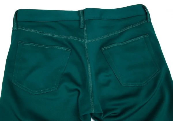 ジュンヤワタナベ コムデギャルソンJUNYA WATANABE COMME des GARCONS ストレッチポリエステルカラーパンツ 緑S K-86504_014