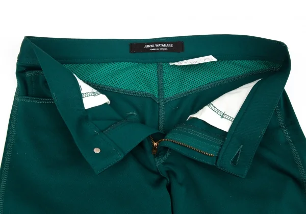 ジュンヤワタナベ コムデギャルソンJUNYA WATANABE COMME des GARCONS ストレッチポリエステルカラーパンツ 緑S K-86504_006